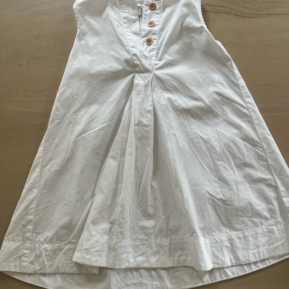 Banana Republic Girls White Cotton Dress